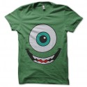 Shirt Mike Wazowski monstres et compagnie vert pour homme et femme