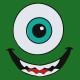 Shirt Mike Wazowski monstres et compagnie vert pour homme et femme