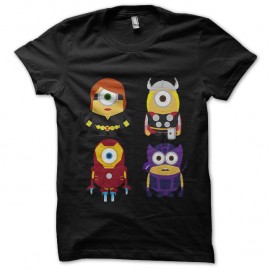 Shirt gang de minion vicking robots en noir pour homme et femme