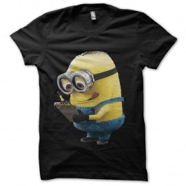 Shirt minion prend des notes noir pour homme et femme