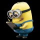 Shirt minion prend des notes noir pour homme et femme