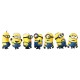 Shirt minions groupe en ligne blanc pour homme et femme