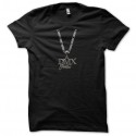 Shirt DMX chaîne de cou noir pour homme et femme