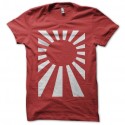 Shirt soleil japonais rouge pour homme et femme