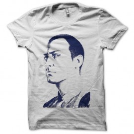Shirt Jude Law portrait monochrome blanc pour homme et femme