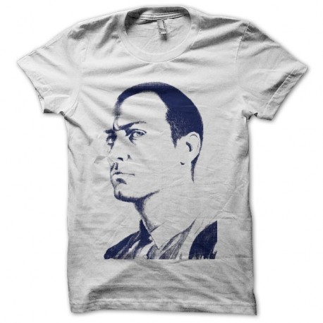 Shirt Jude Law portrait monochrome blanc pour homme et femme