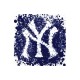 Shirt New York Yankees éclats de peinture blanc pour homme et femme