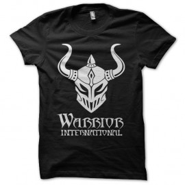 Shirt warrior international noir pour homme et femme
