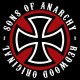 Shirt bikers Sons Of Anarchy croix de malte noir pour homme et femme