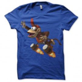 Shirt Diddy Kong vole bleu pour homme et femme