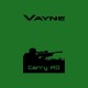 Shirt Vayne Carry AD silhouette placement vert pour homme et femme