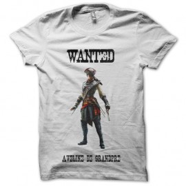 Shirt parodie Assassin's Creed 3 recherche Aveline de grandpré blanc pour homme et femme