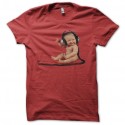 Shirt Bébé casque hard rock rouge pour homme et femme