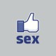 Shirt J'aime le sexe parodie facebook like gris pour homme et femme