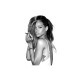 Shirt Rihanna pose cigarette blanc pour homme et femme