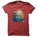 Shirt Dr Emmett Brown portrait psychédélique rouge pour homme et femme