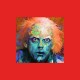 Shirt Dr Emmett Brown portrait psychédélique rouge pour homme et femme