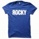 Shirt Rocky version oceanique blanc/bleu royal pour homme et femme