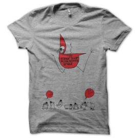 Shirt Les Shadoks c'est tout pour aujourd'hui gris pour homme et femme