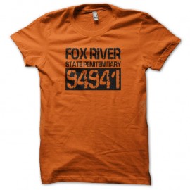 Shirt Prison Break uniforme Michael Scofield orange pour homme et femme