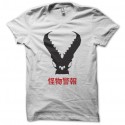 Shirt Kaiju pacific rim blanc pour homme et femme