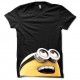 Shirt tête de minion noir pour homme et femme