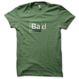 Shirt Bad parodie titre breaking bad Vert pour homme et femme