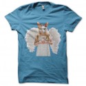 Shirt Angel Cat Bleu pour homme et femme