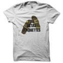 Shirt Full Metal Claquettes parodie Full Metal Jacket blanc pour homme et femme