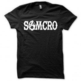 Shirt Samcro original blanc/noir pour homme et femme