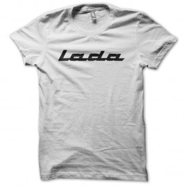 Shirt Lada logo old school blanc pour homme et femme