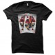 T shirt Dead pool & cycrop on card noir pour homme et femme