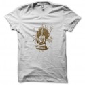 Shirt Buddha artistique blanc pour homme et femme