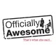 Shirt Officially Awesome the office blanc pour homme et femme
