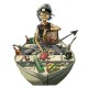 Shirt 2D gorillaz on boat blanc pour homme et femme