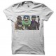 Shirt gorillaz équipe blanc pour homme et femme