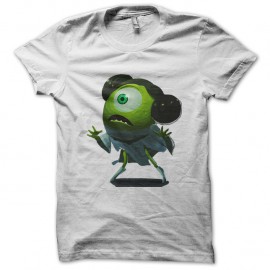 Shirt Mike Monster petite femme blanc pour homme et femme