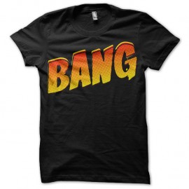 Shirt Comic Bang noir pour homme et femme