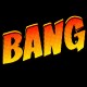 Shirt Comic Bang noir pour homme et femme