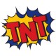 Shirt TNT explosion Comic blanc pour homme et femme