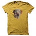 Shirt labrador hangover 2 jaune pour homme et femme