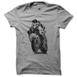 Shirt moto de course gris pour homme et femme