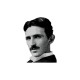 Shirt Nikola Tesla portrait blanc pour homme et femme
