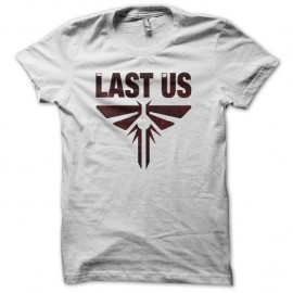 Shirt The last of us symbole luciole et sang blanc pour homme et femme
