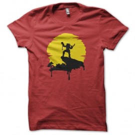Shirt Predator coucher de soleil rouge pour homme et femme