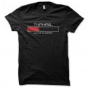 Shirt Thinking please be patient noir pour homme et femme