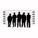 Shirt Usual Suspects noir/blanc pour homme et femme