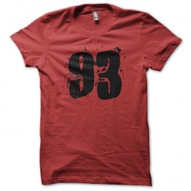 Shirt 93 graff rouge pour homme et femme