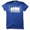 Shirt Usual Suspects blanc/bleu royal pour homme et femme