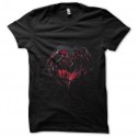 Shirt coeur de métal noir pour homme et femme
